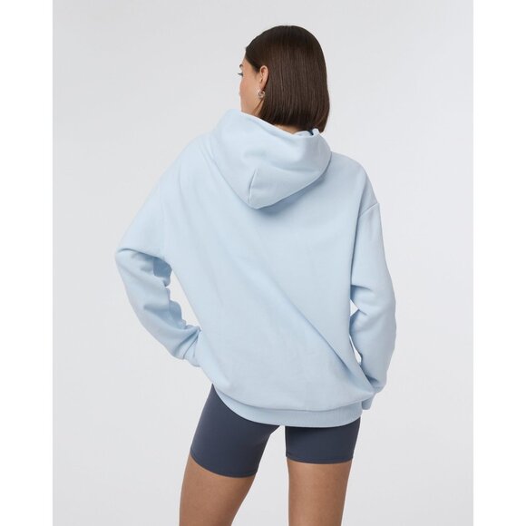 Vuori Restore Oversized Hoodie Light Mist M Organic Cotton French Terry Jumper - Picture 4 of 13